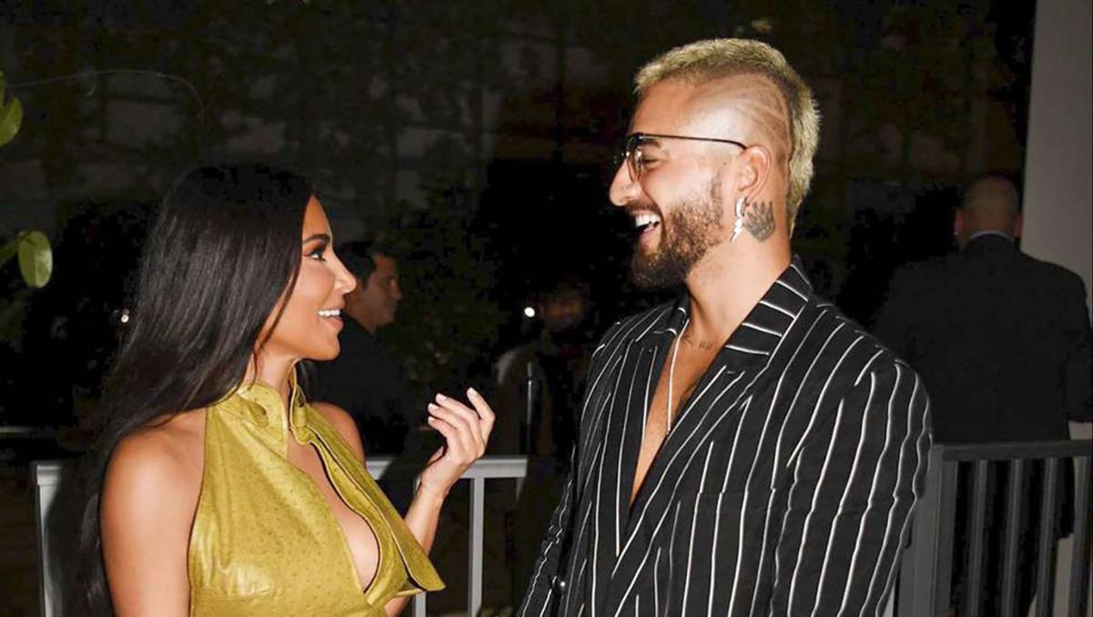 Kim Kardashian y Maluma fueron vistos juntos hace unas semanas
