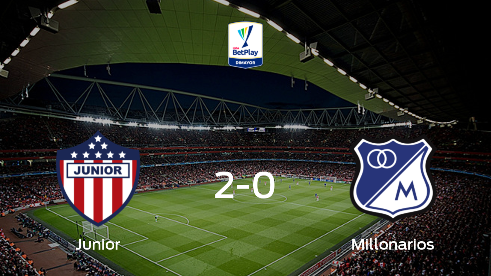 Junior de Barranquilla se lleva tres puntos tras vencer 2-0 a Millonarios Junior de Barranquilla se lleva tres puntos tras vencer 2-0 a Millonarios