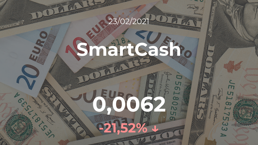 Cotización del SmartCash del 23 de febrero Cotización del SmartCash del 23 de febrero