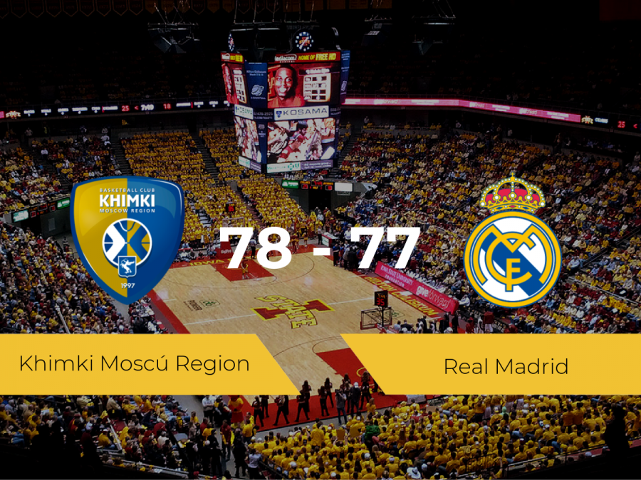El Khimki Moscú Region vence al Real Madrid por 78-77