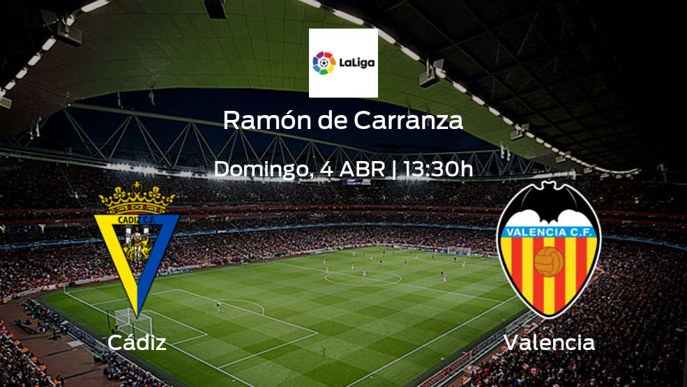 Cádiz vs Valencia | Horario, alineaciones y detalles de su choque de la jornada 29