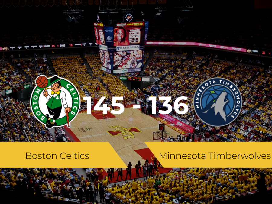 Victoria de Boston Celtics ante Minnesota Timberwolves por 145-136