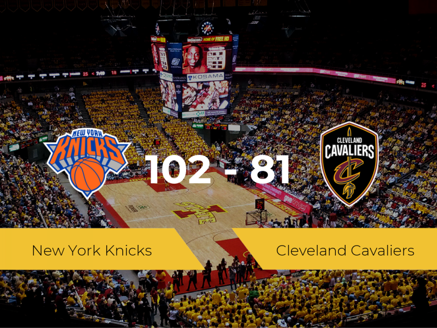 New York Knicks logra derrotar a Cleveland Cavaliers (102-81)