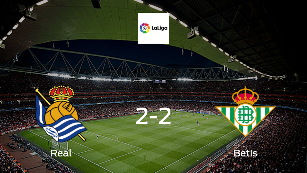 Real Sociedad salva un punto ante Real Betis (2-2)