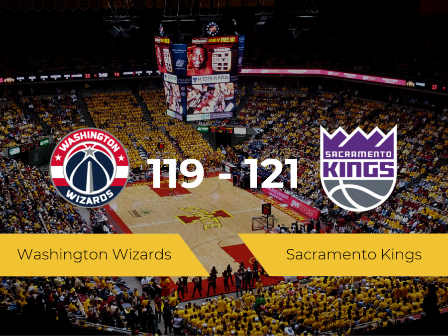 Sacramento Kings derrota a Washington Wizards (119-121)