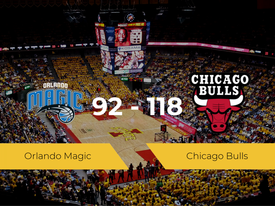 Chicago Bulls derrota a Orlando Magic por 92-118