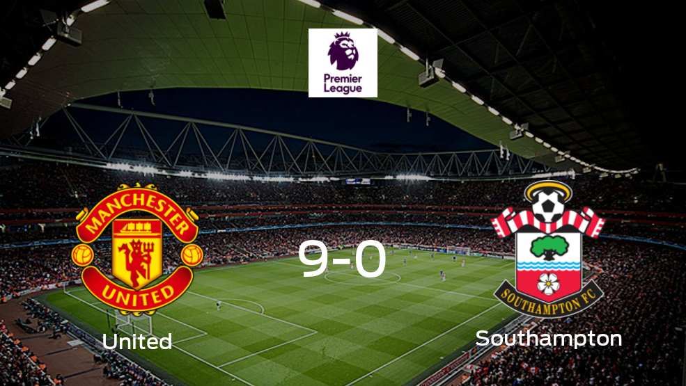 Los tres puntos se quedan en casa: goleada de Manchester United a Southampton (9-0)
