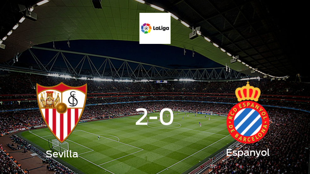 Resumen, Resultado, Goles y Tarjetas del encuentro Sevilla - Espanyol (2-0)