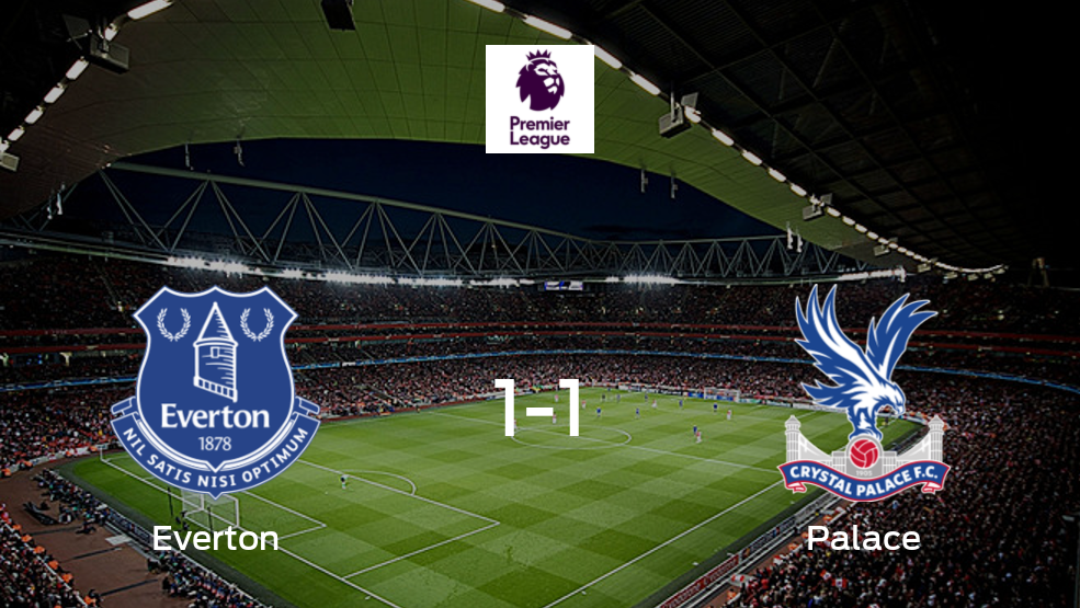 Así es cómo fue el partido de Everton con Crystal Palace (1-1)