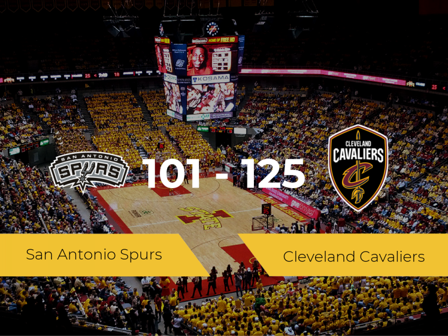 Cleveland Cavaliers consigue la victoria frente a San Antonio Spurs por 101-125