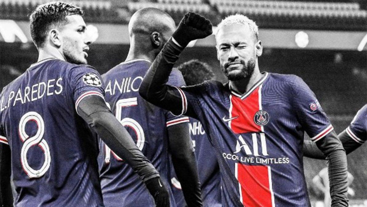 Neymar Jr anotó dos de los tres tantos del PSG en el primer tiempo | Foto: @psg (Vía Instagram)