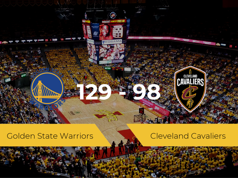 Victoria de Golden State Warriors ante Cleveland Cavaliers por 129-98