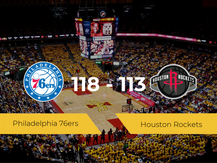 Philadelphia 76ers se queda con la victoria frente a Houston Rockets por 118-113