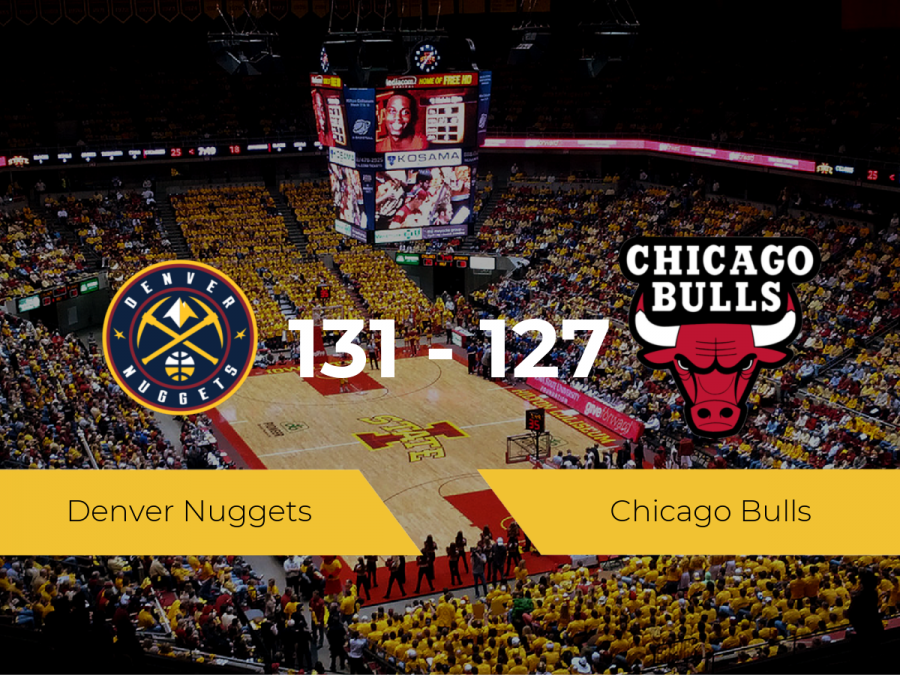 Denver Nuggets se impone por 131-127 frente a Chicago Bulls