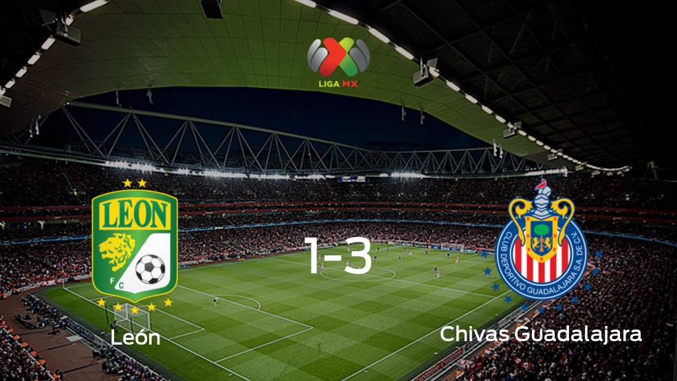 Chivas Guadalajara se lleva la victoria después de vencer 3-1 a León