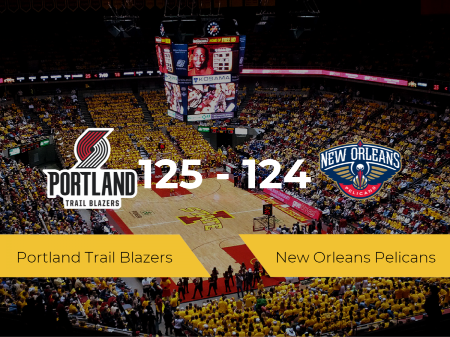 Portland Trail Blazers derrota a New Orleans Pelicans por 125-124