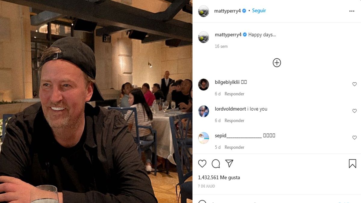 Matthew Perry dispuesto a contar su drama en Friends