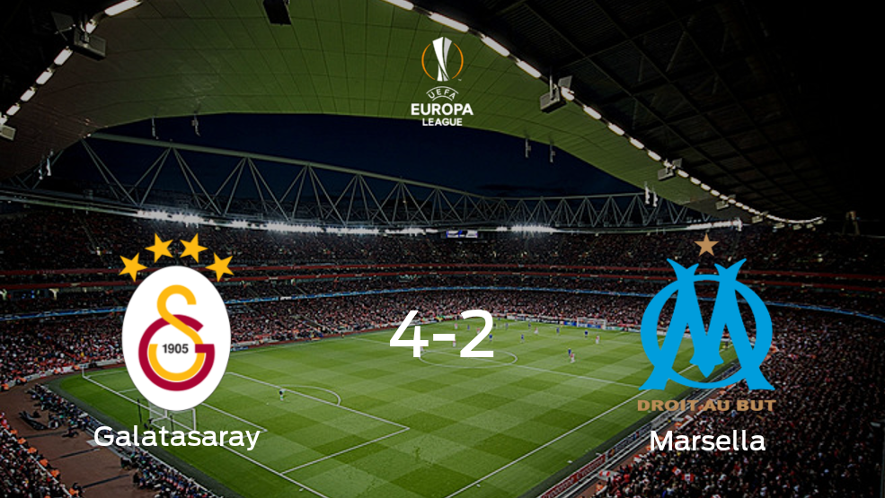Victoria del Galatasaray por 4-2 frente al Olympique de Marsella