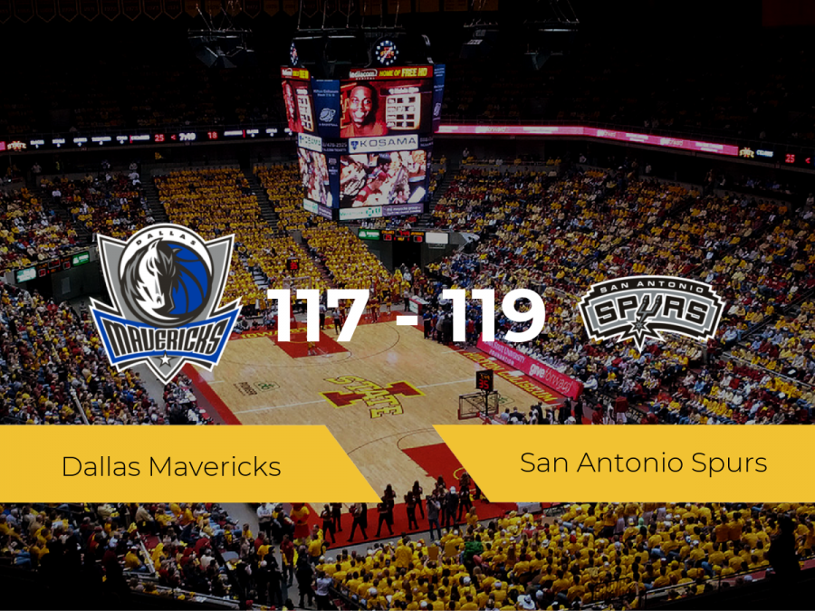 San Antonio Spurs consigue la victoria frente a Dallas Mavericks por 117-119