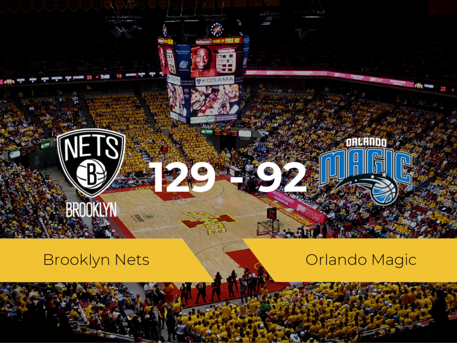 Brooklyn Nets se impone a Orlando Magic por 129-92