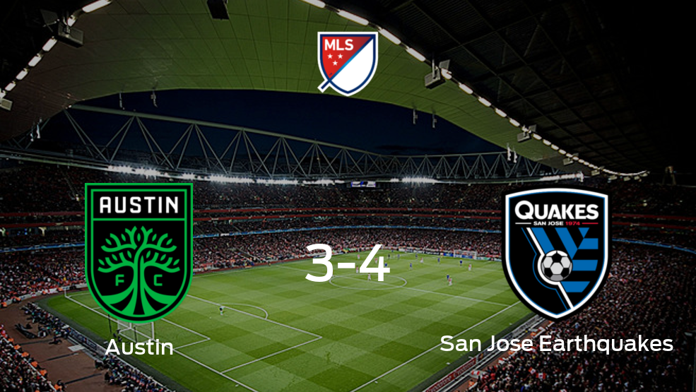 Así es cómo fue el duelo de Austin FC con San Jose Earthquakes (4-3)