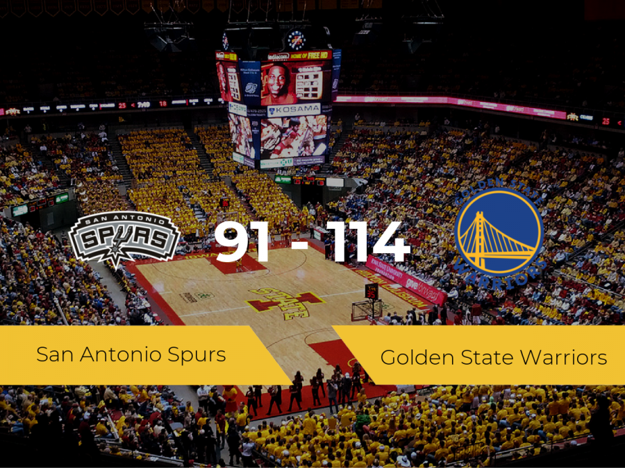 Golden State Warriors consigue la victoria frente a San Antonio Spurs por 91-114