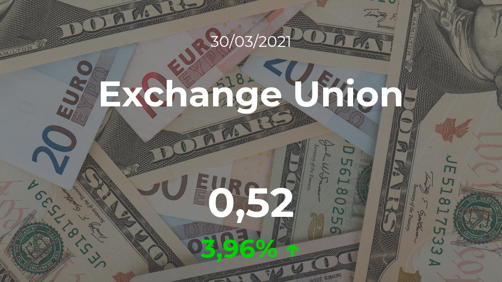 Cotización del Exchange Union del 30 de marzo