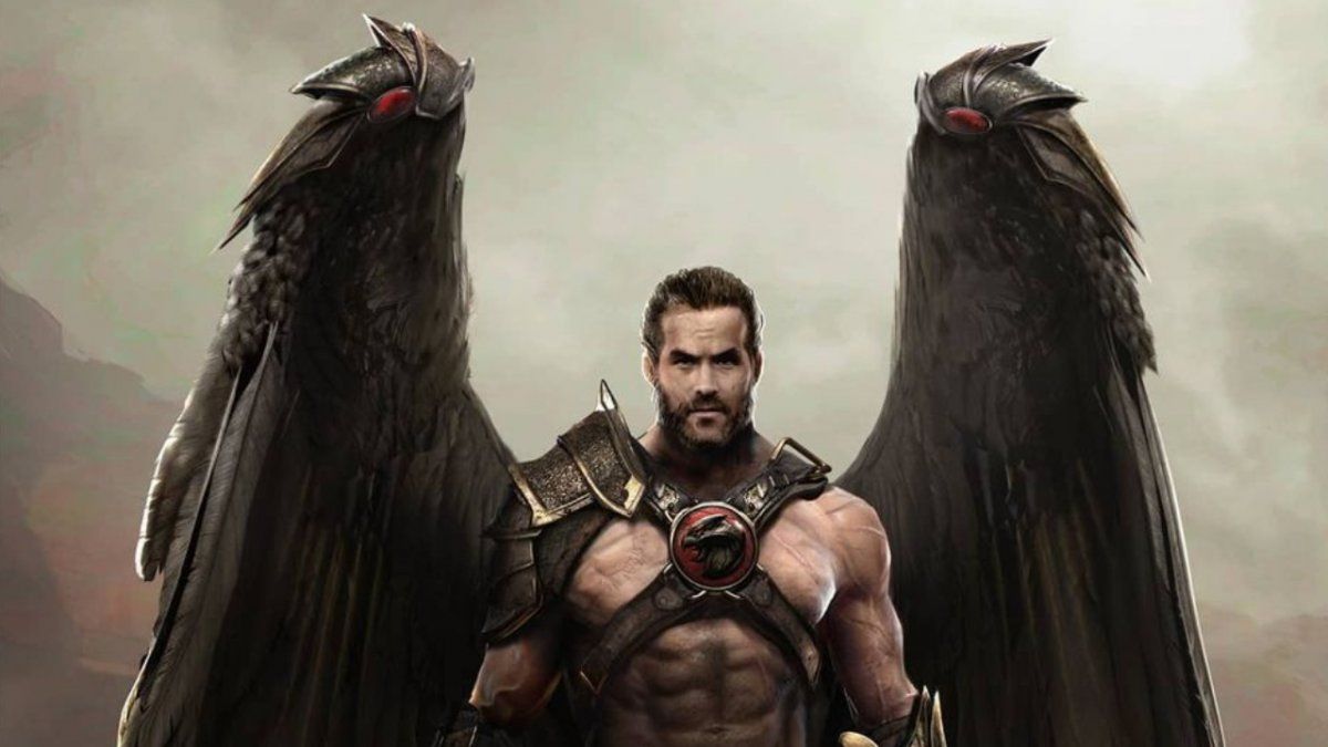 Artist turns Ryan Reynolds into Hawkman