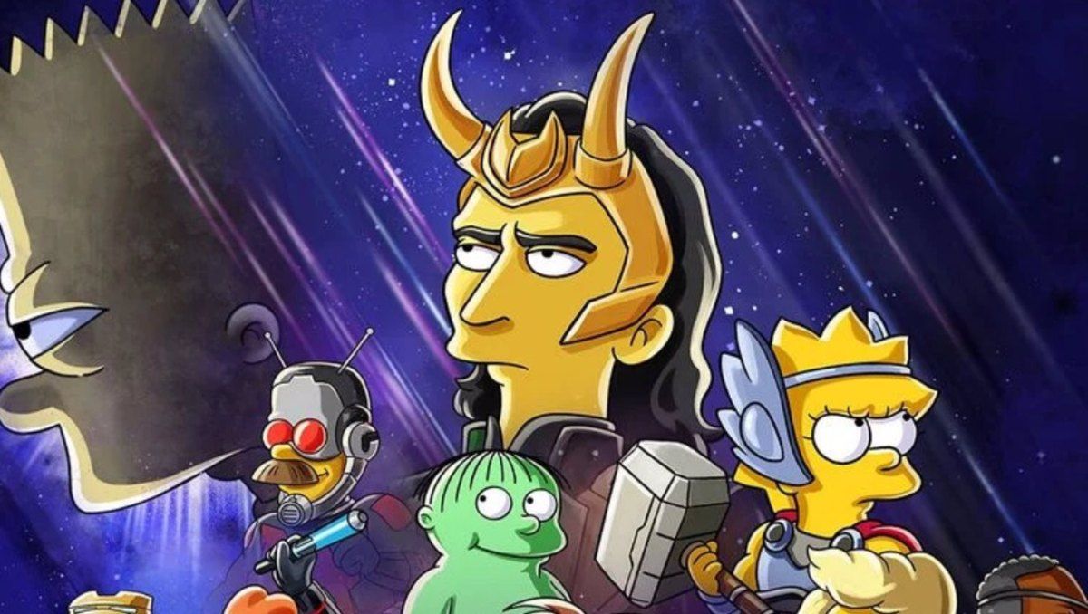 El crossover entre Loki y los Simpsons estará disponible solo para usuarios de Disney Plus