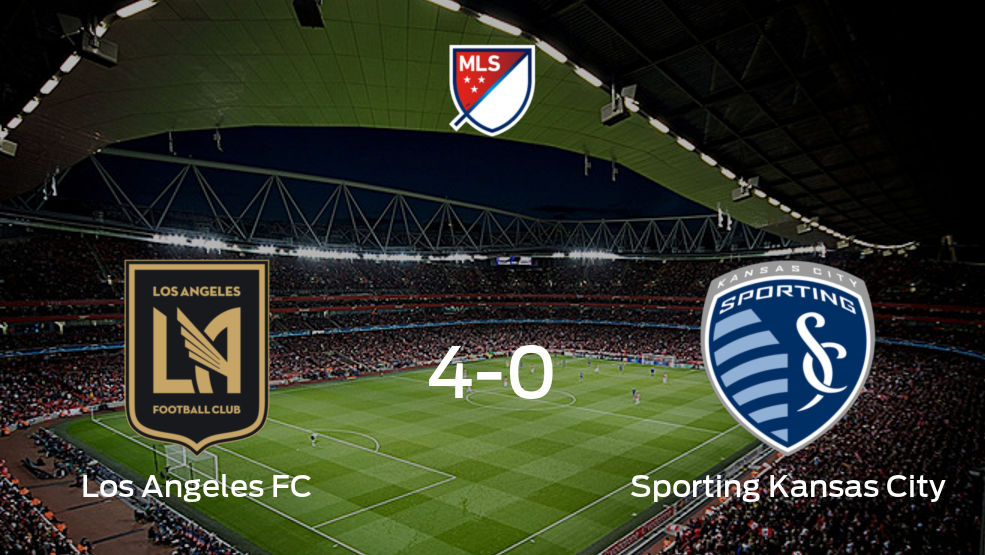 Resumen, Resultados, Goles y Tarjetas de Los Angeles FC 4-0 Sporting Kansas City en la Major League Soccer