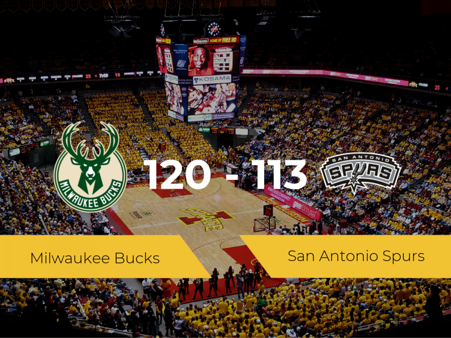 Victoria de Milwaukee Bucks ante San Antonio Spurs por 120-113