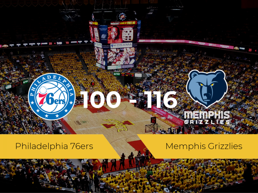 Memphis Grizzlies se impone por 100-116 frente a Philadelphia 76ers