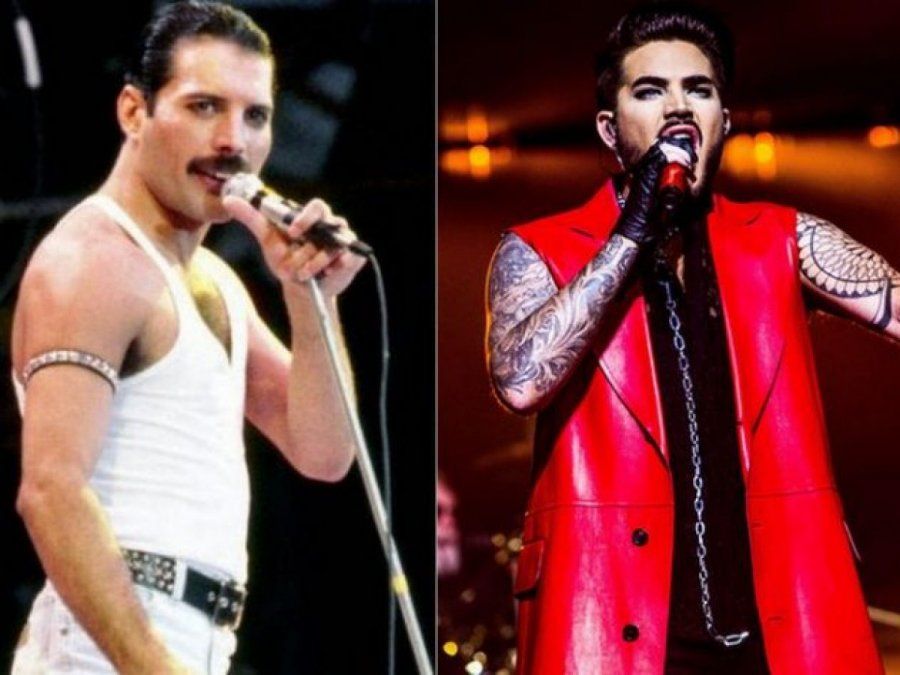 Freddie Mercury y Adam Lambert