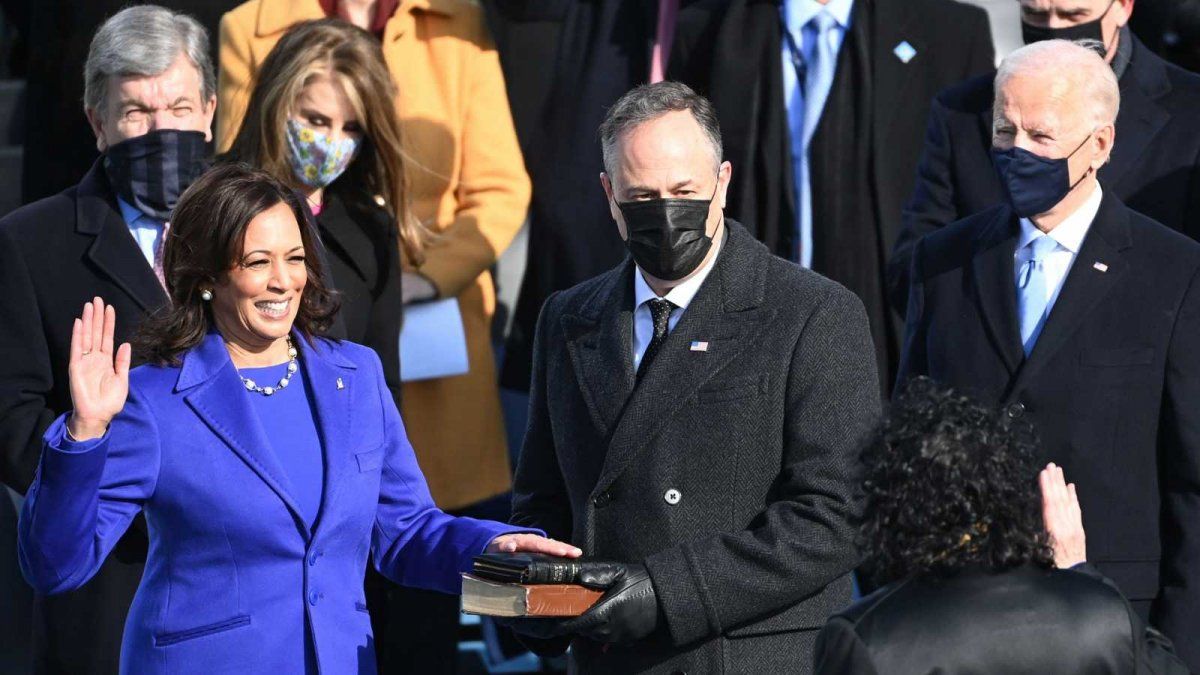 Kamala Harris asumió como vicepresidenta de los Estados Unidos. Foto: cortesía