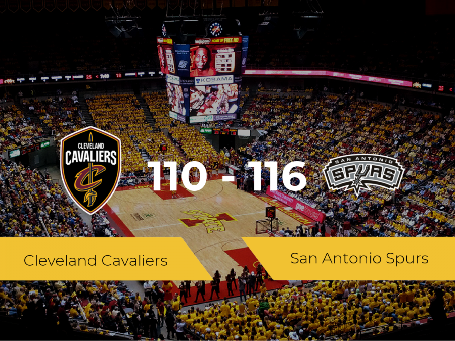 San Antonio Spurs consigue ganar a Cleveland Cavaliers (110-116)