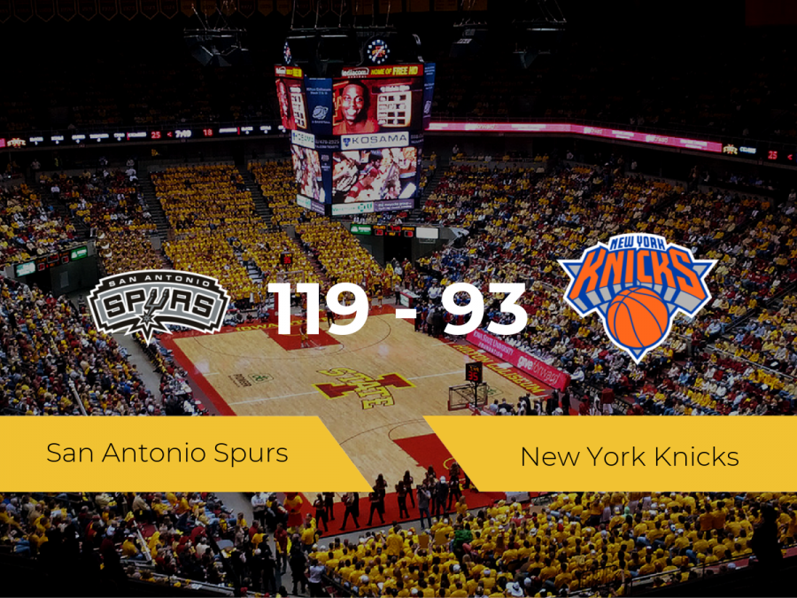 San Antonio Spurs logra la victoria frente a New York Knicks por 119-93