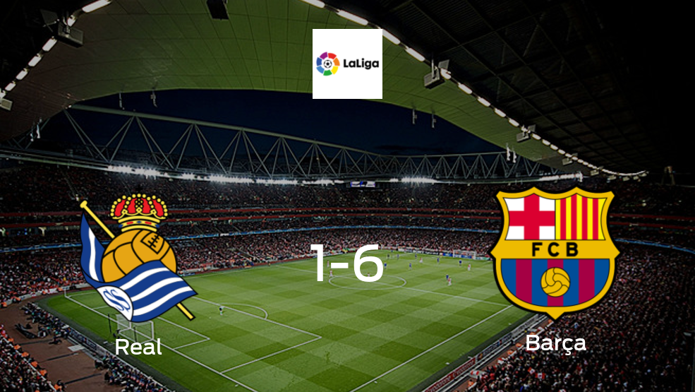 Real Sociedad vs Barcelona: Resumen, Resultados, Goles, Tarjetas de la jornada 28