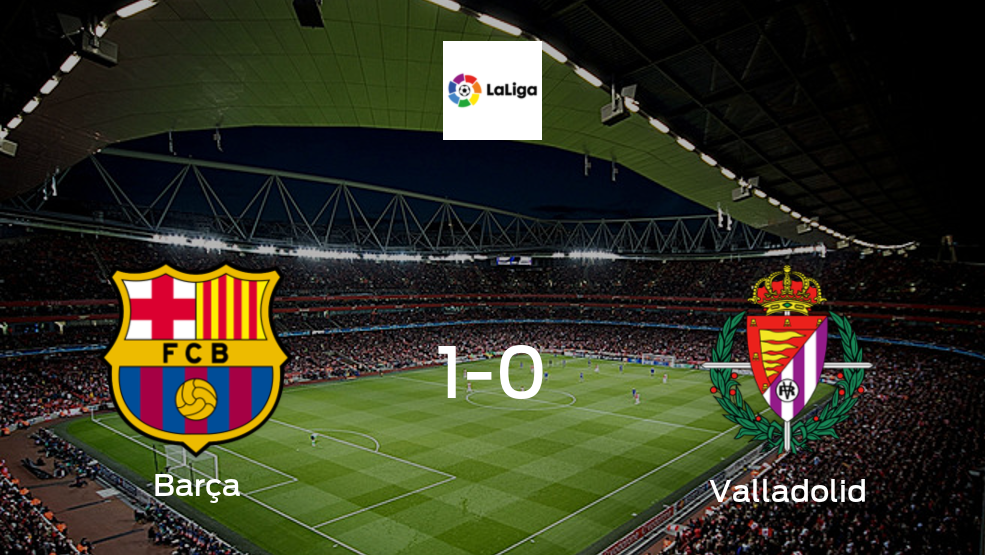 Analizamos los detalles del partido de Barcelona con Real Valladolid de la jornada 29 (1-0)