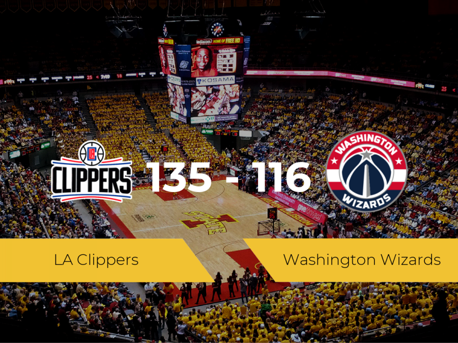 LA Clippers consigue derrotar a Washington Wizards (135-116)