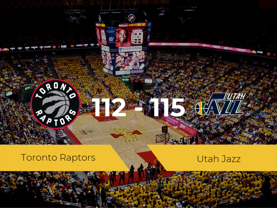 Utah Jazz gana a Toronto Raptors (112-115)