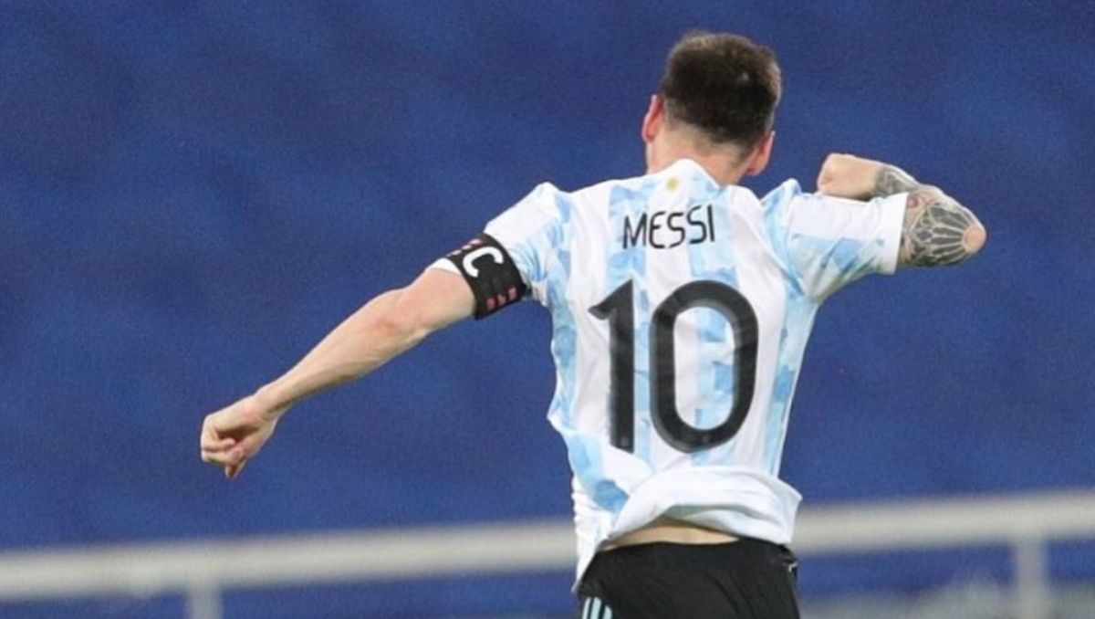 Messi acumula 73 tantos con Argentina en 145 encuentros totales