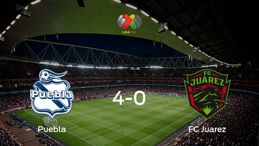 Puebla muestra su poderío tras golear a FC Juarez (4-0)