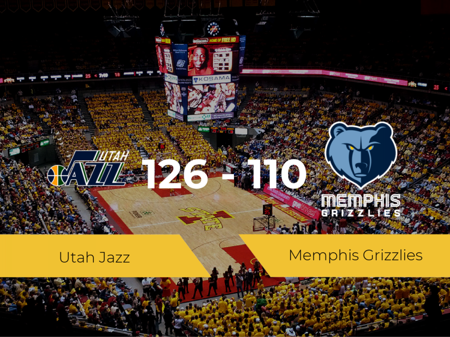Utah Jazz se lleva la victoria frente a Memphis Grizzlies por 126-110