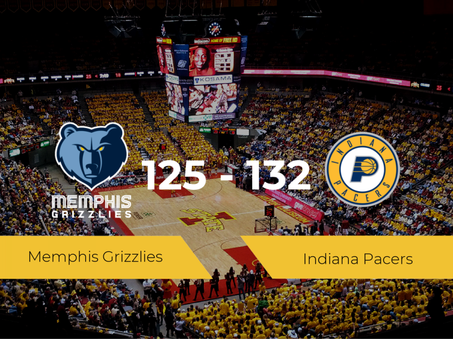 Indiana Pacers se impone por 125-132 frente a Memphis Grizzlies