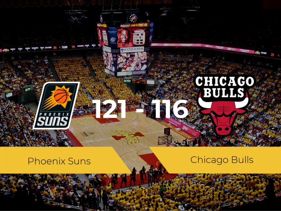 Phoenix Suns se lleva la victoria frente a Chicago Bulls por 121-116