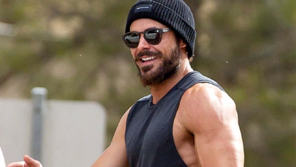 Zac Efron presumió sus bíceps en Instagram