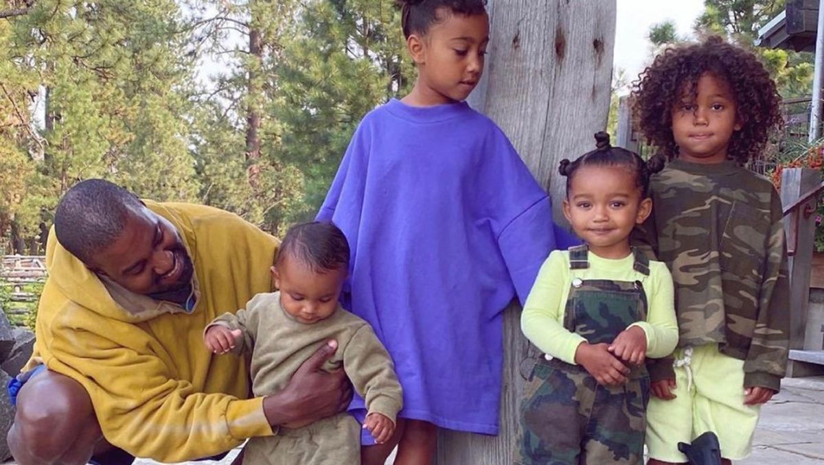 Kanye West tiene cuatro hijos con Kim Kardashian