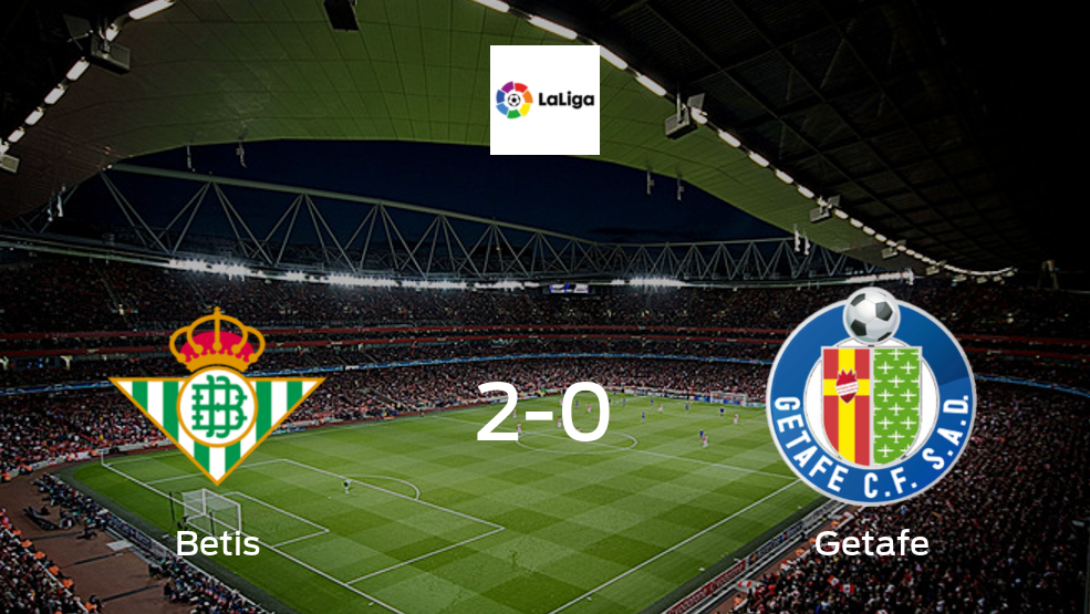 Resumen, Resultado, Goles y Tarjetas del encuentro Real Betis - Getafe (2-0)