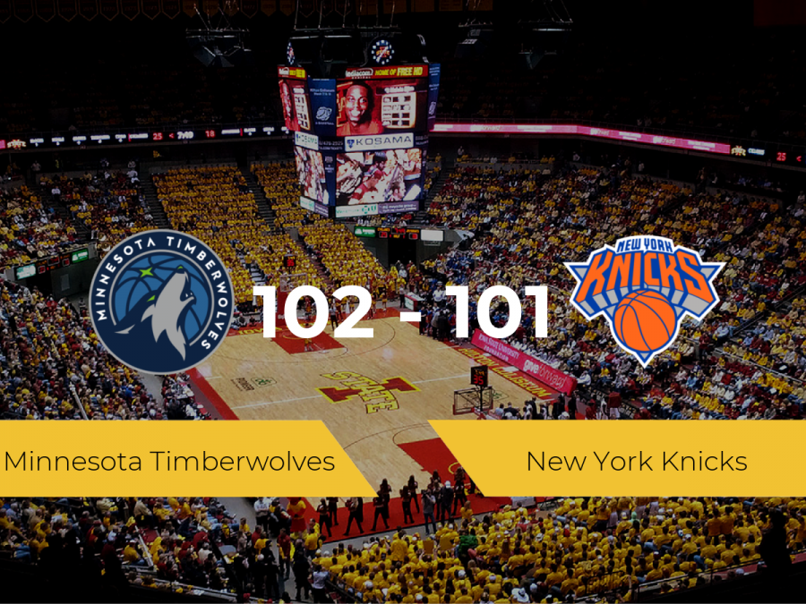 Minnesota Timberwolves derrota a New York Knicks (102-101)