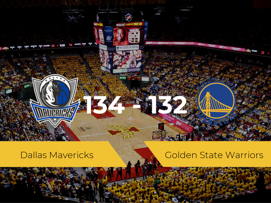 Dallas Mavericks gana a Golden State Warriors (134-132)